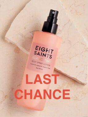 LAST CHANCE NWOB Eight Saints Island Time Body Spray Lotion